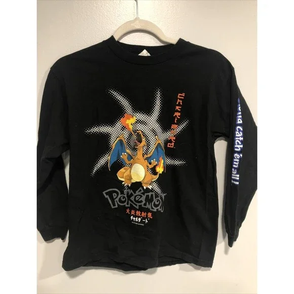 Shirts & Tops | Vintage 200 Nintendo Pokemon Charizard Long Sleeve